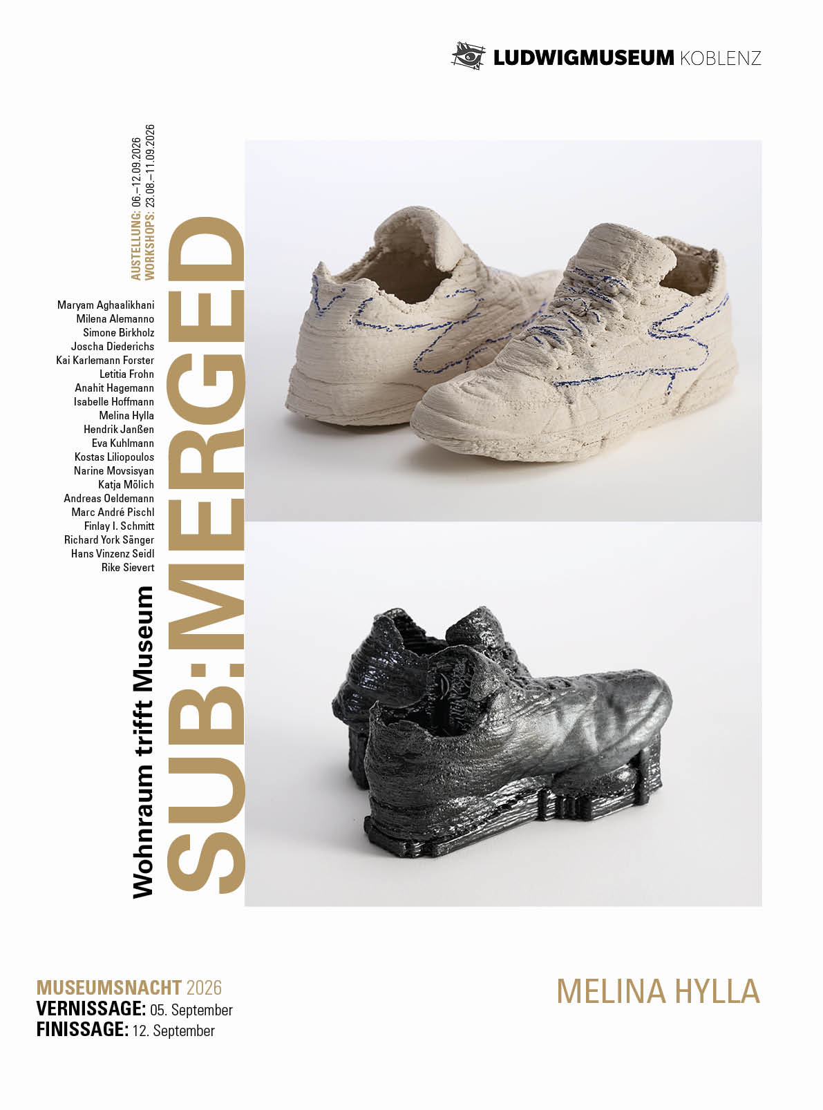 SUB:MERGED | Ludwig Museum Koblenz 2026 | Design by Soheyl Nassary