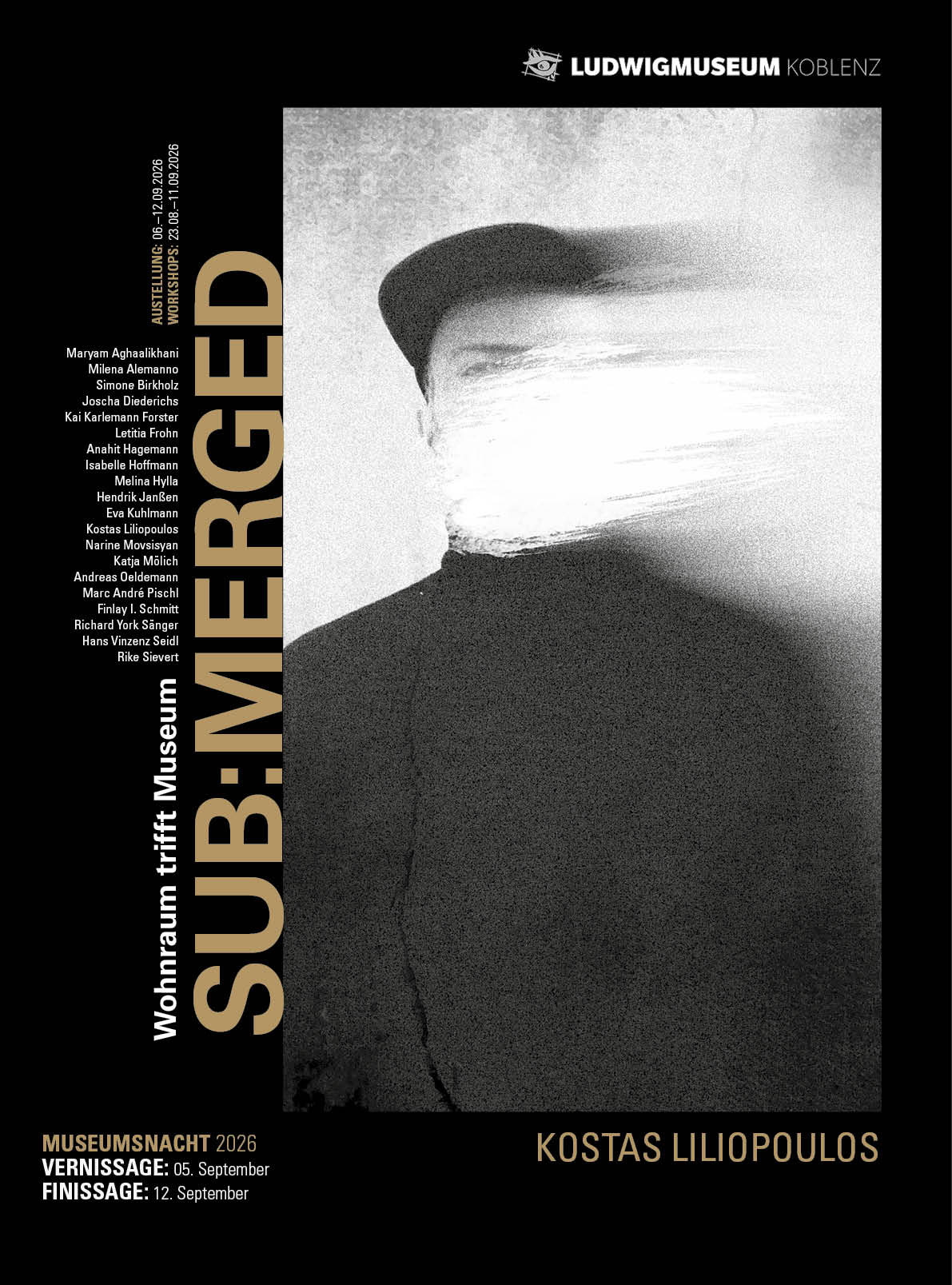 SUB:MERGED | Ludwig Museum Koblenz 2026 | Design by Soheyl Nassary