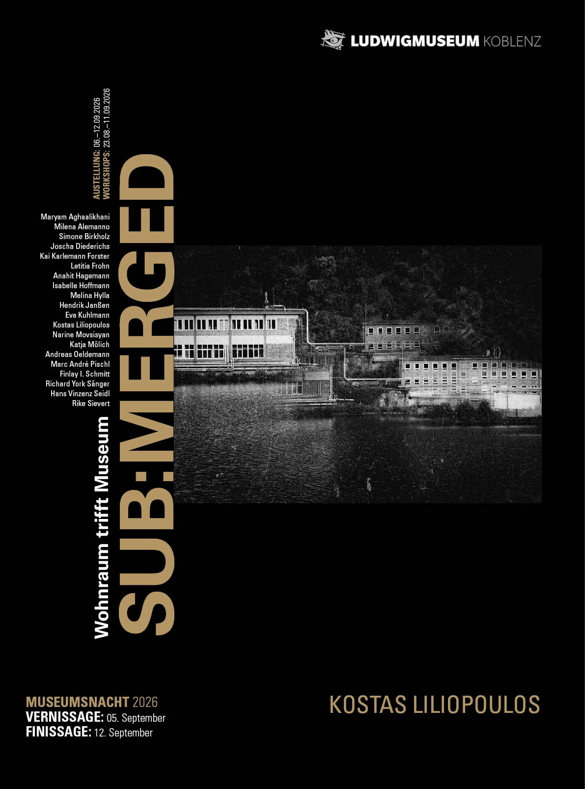 SUB:MERGED | Ludwig Museum Koblenz 2026 | Design by Soheyl Nassary
