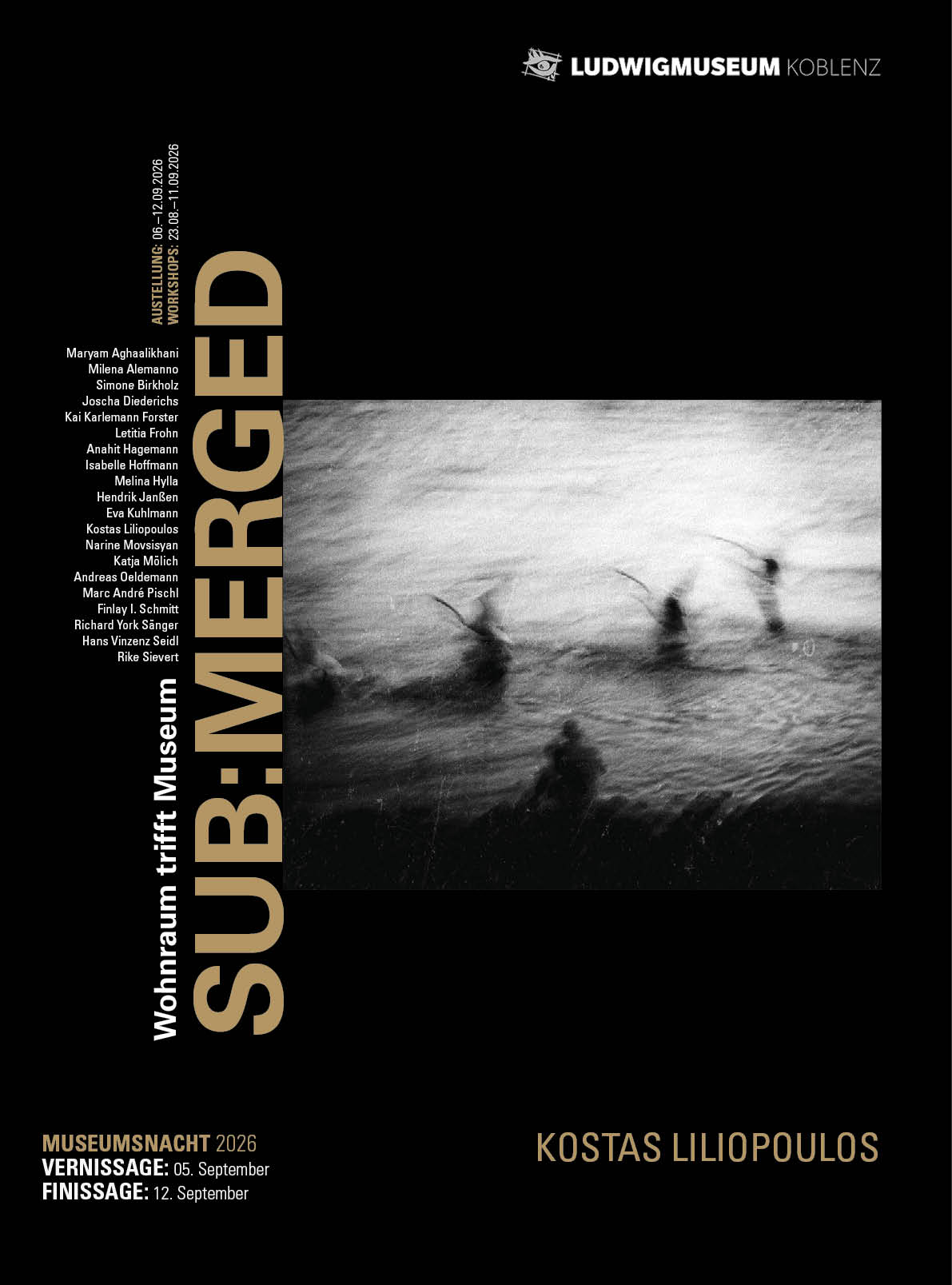 SUB:MERGED | Ludwig Museum Koblenz 2026 | Design by Soheyl Nassary