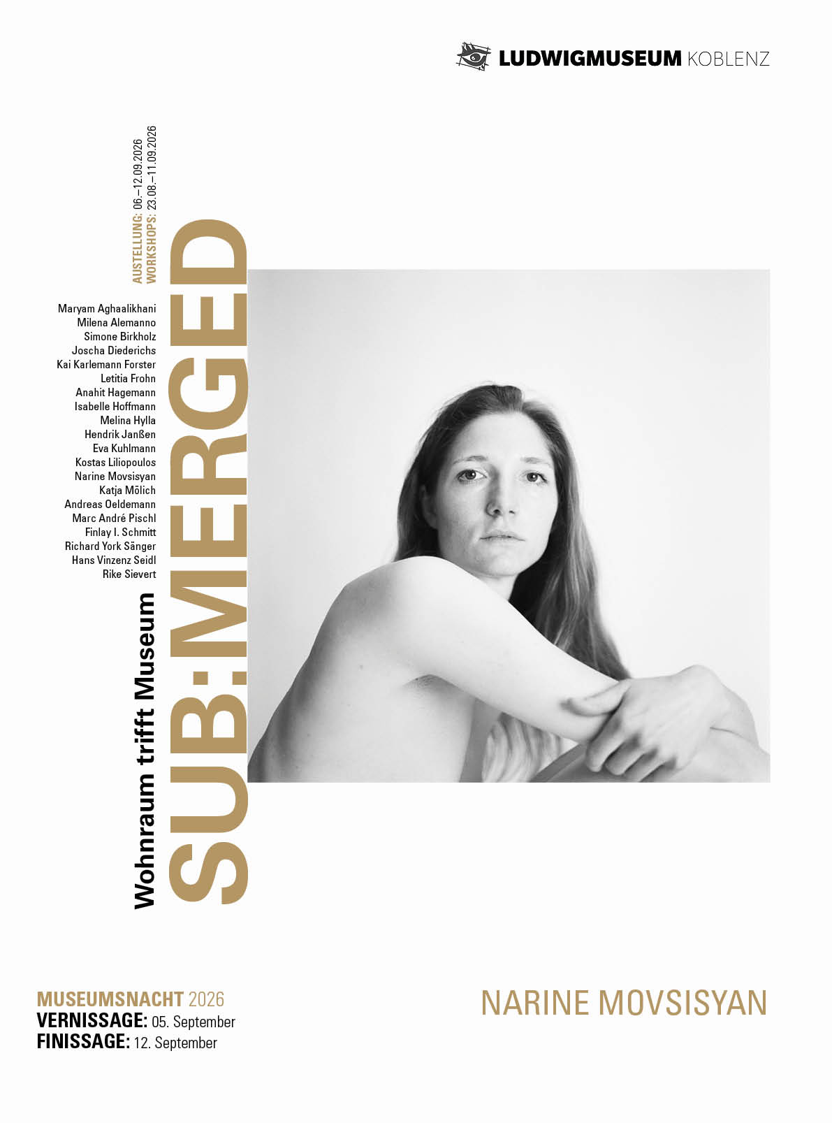 SUB:MERGED | Ludwig Museum Koblenz 2026 | Design by Soheyl Nassary