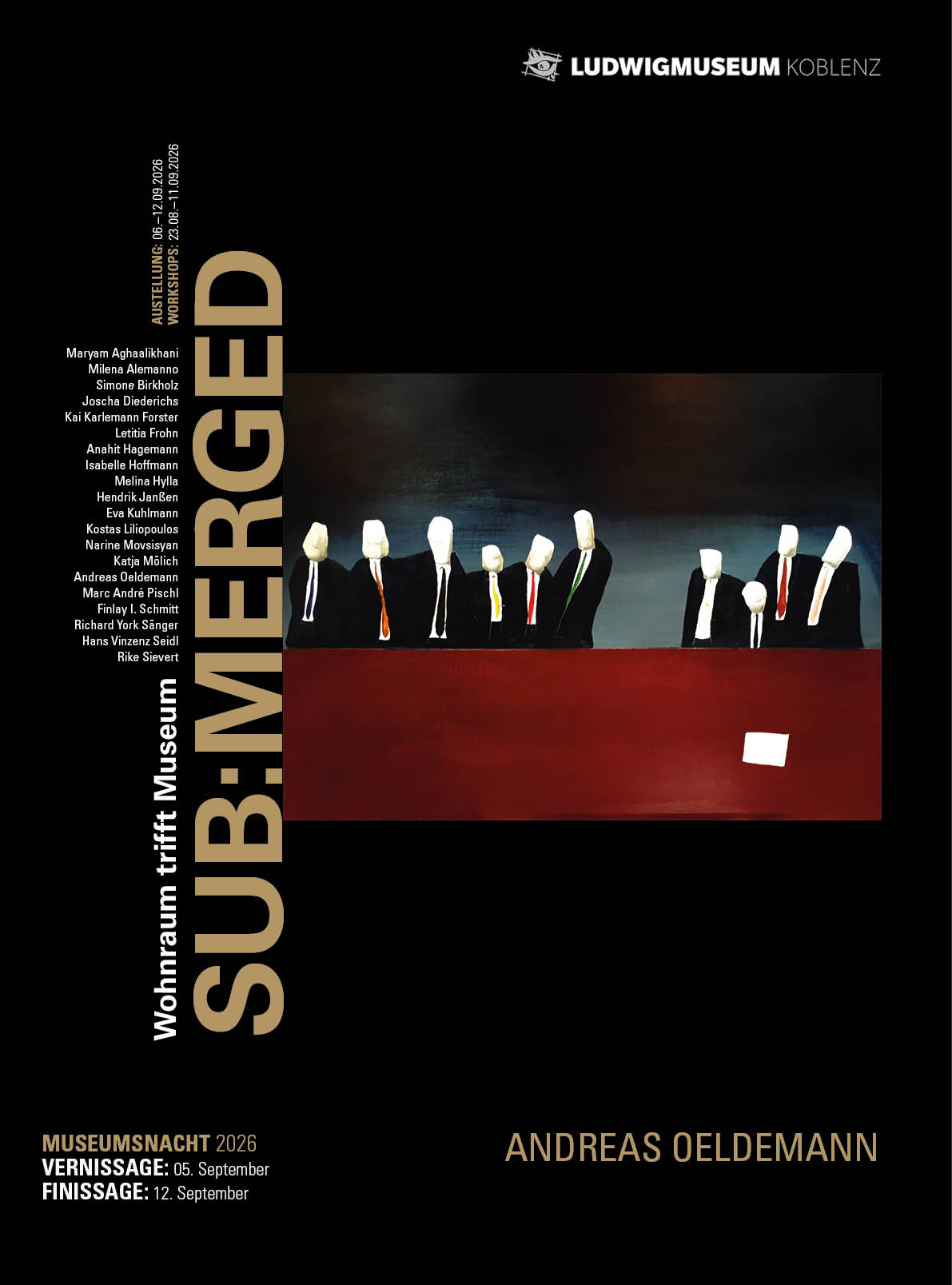 SUB:MERGED | Ludwig Museum Koblenz 2026 | Design by Soheyl Nassary