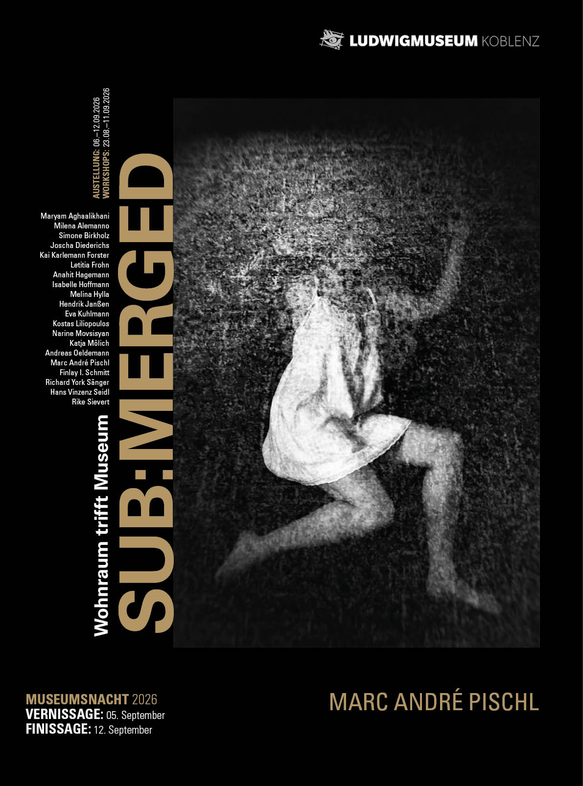 SUB:MERGED | Ludwig Museum Koblenz 2026 | Design by Soheyl Nassary