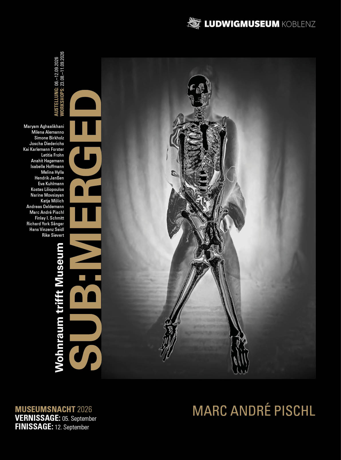 SUB:MERGED | Ludwig Museum Koblenz 2026 | Design by Soheyl Nassary