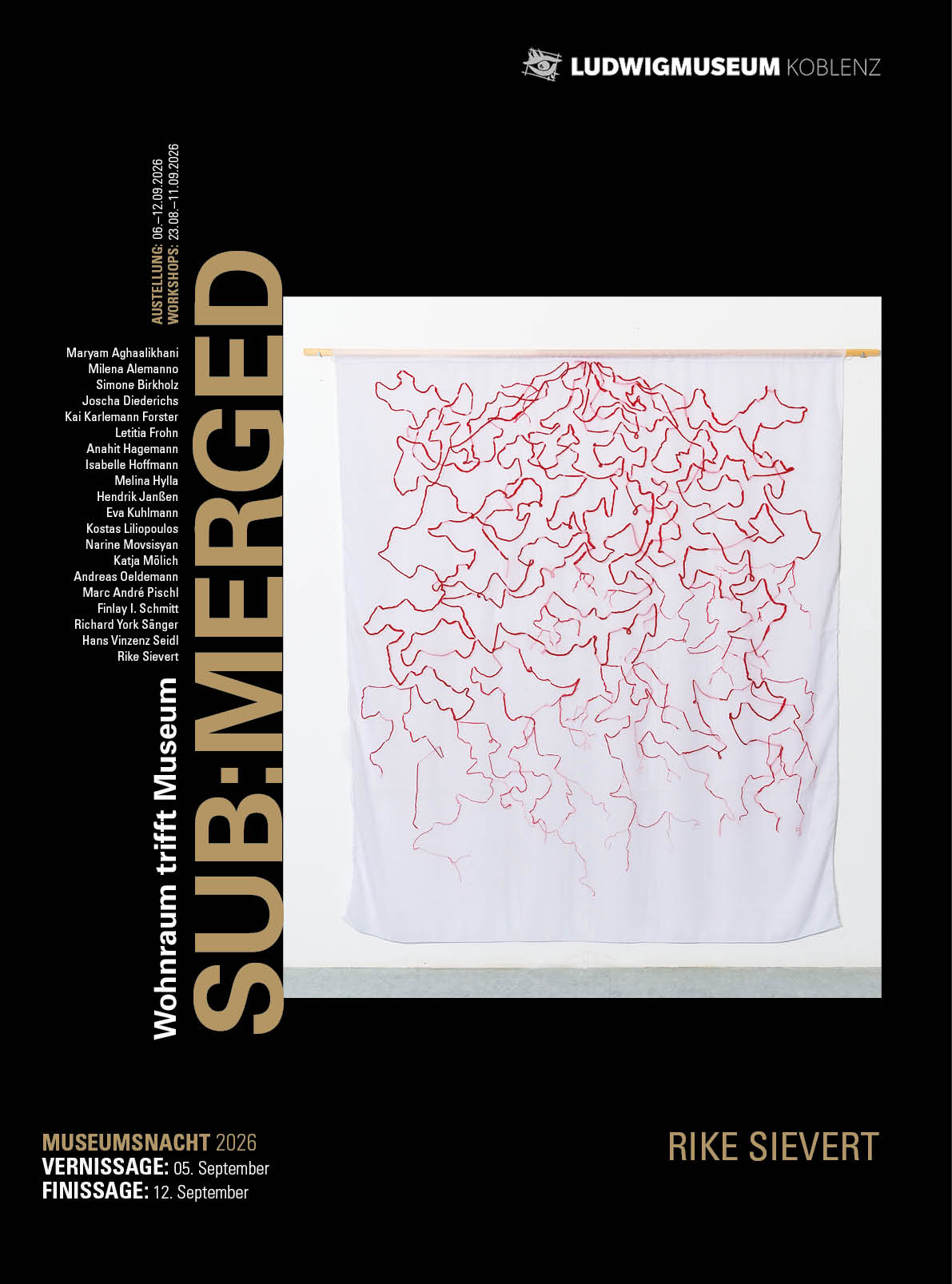 SUB:MERGED | Ludwig Museum Koblenz 2026 | Design by Soheyl Nassary