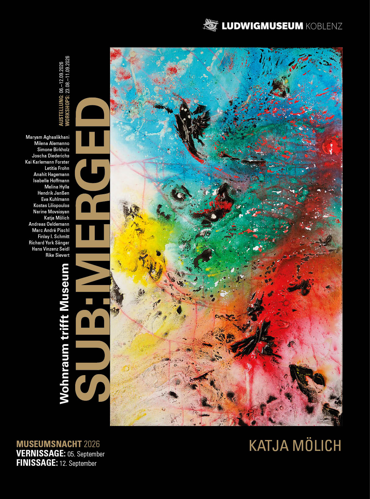 SUB:MERGED | Ludwig Museum Koblenz 2026 | Design by Soheyl Nassary