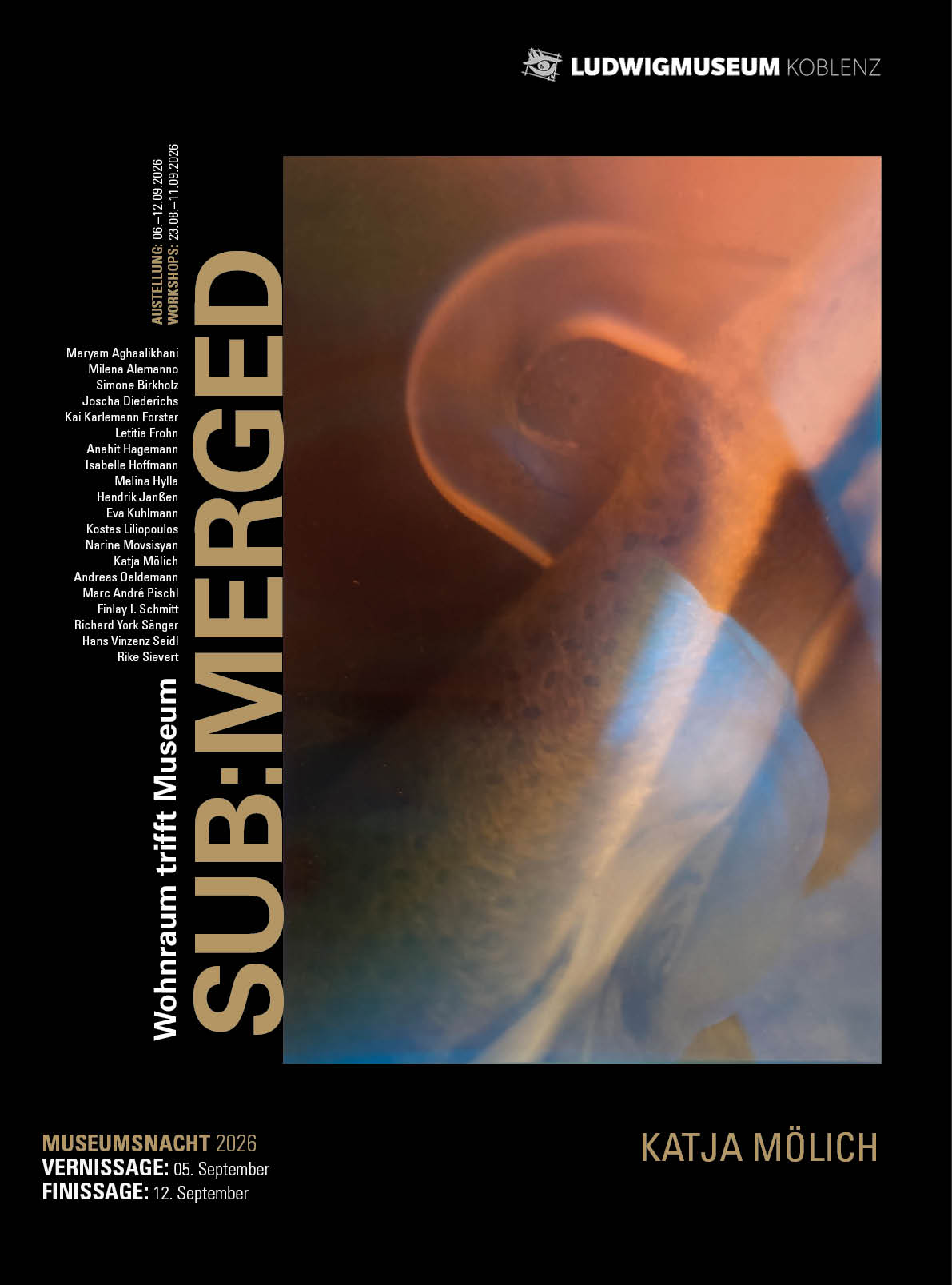 SUB:MERGED | Ludwig Museum Koblenz 2026 | Design by Soheyl Nassary